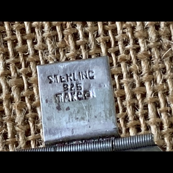 VINTAGE TAXCO 925 MEXICO STONE BRACELET - Picture 6 of 7